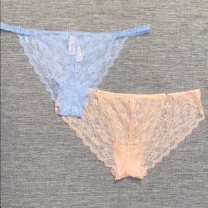 BNWT Victoria’s Secret Angels Lace Panty Bundle